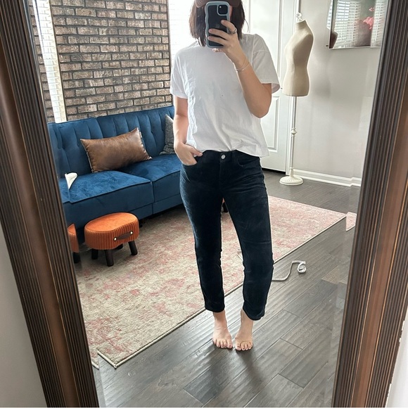 Brooks Brothers Navy Corduroy Pants | Size 4 | Straight Leg Classic Fit - Picture 2 of 7